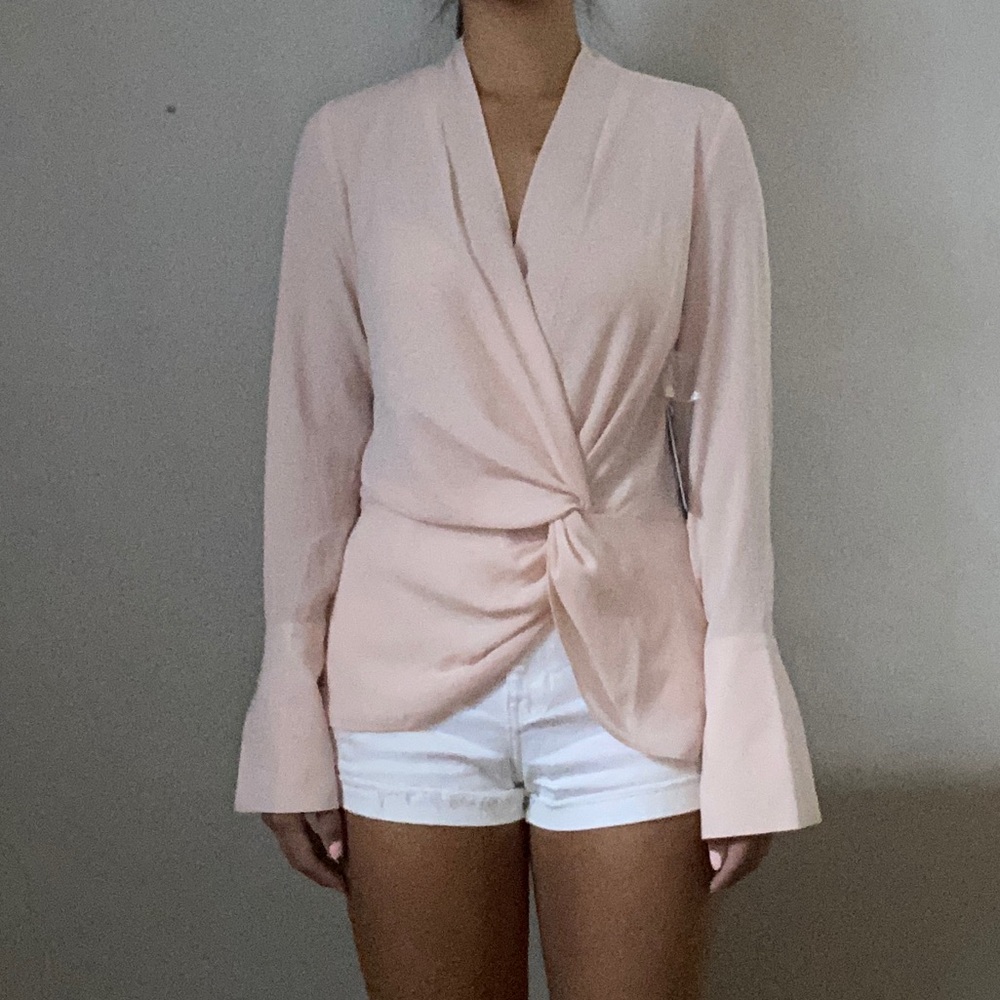 Twist Front Blouse